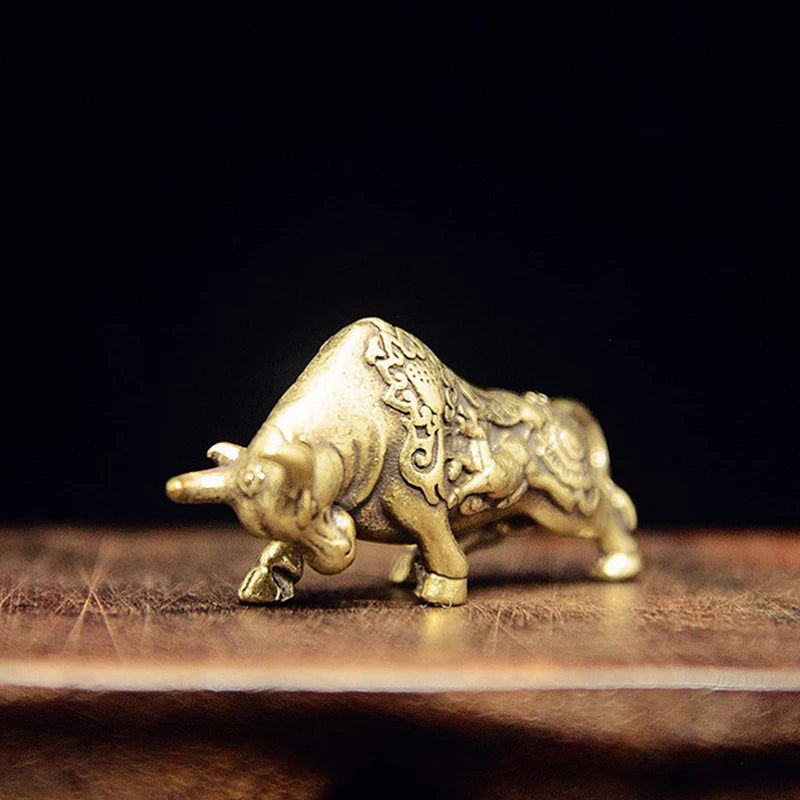 Animal Miniature Figurine Bring Wealth Office Desk Decor Craftsbrass Qme