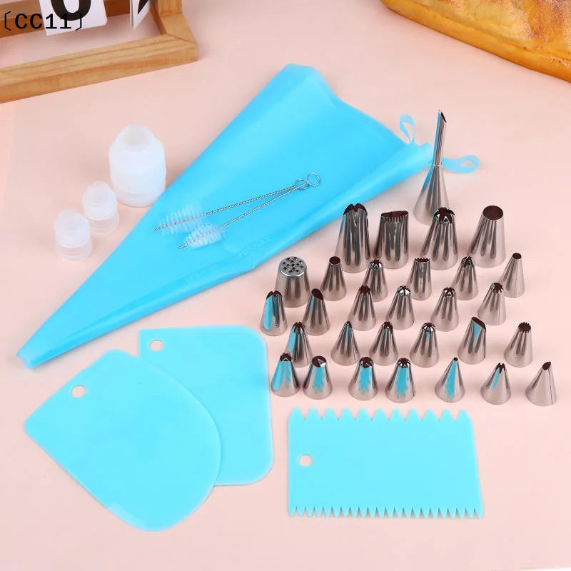 Stainless Steel 24 Icing Cream Piping Nozzle Tips Cake Decorating Qme