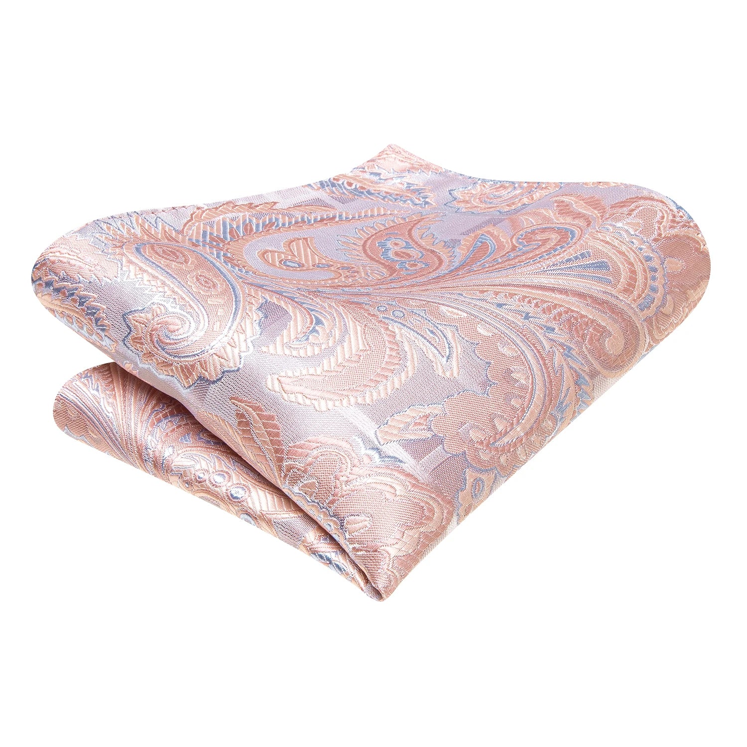Hi-tie Luxury Box Paisley Jacquard Tie Soft Men's Handkerchief Qme