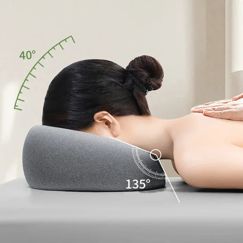 Face Down Pillow Prone Resting Comfort Memory Foam Ergonomics Home Qme