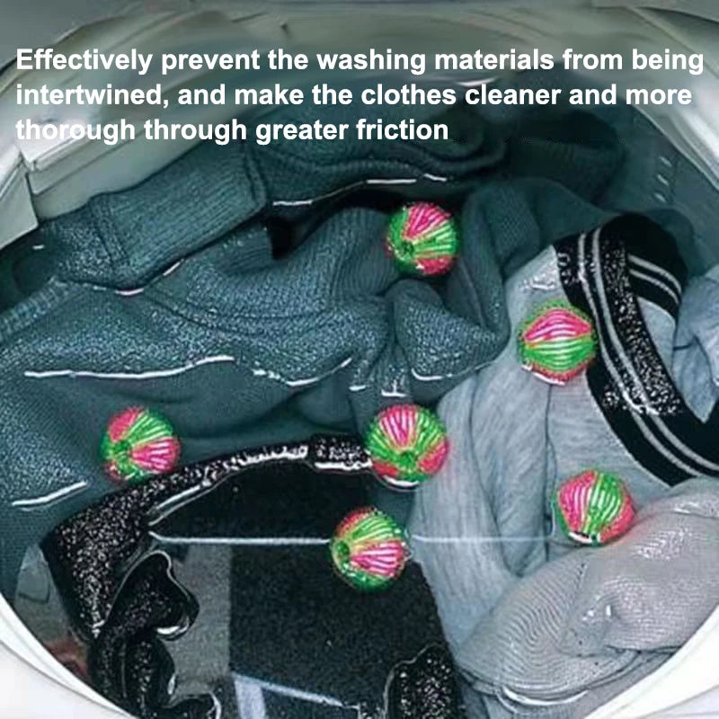 2/4pcs Pet Hair Remover Hair Catcher Reusable Clothes Filter Washing Machine Balls Clean Laundry Ball Washing Machine Accessory Qme