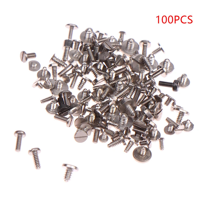 100Pcs Tiny Precision Mixed Multi-size Watch Screws Movement Repair Tools Part For Watchmaker Qme
