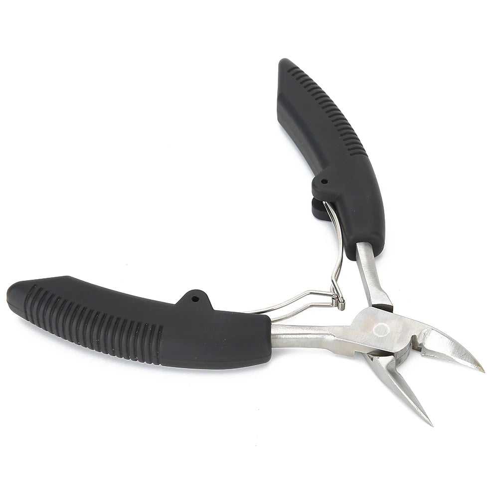 Professional Cuticle Scissors Fingernail Toenail Thick Ingrown Toe Nail Clippers Pliers Pedicure Tool Ingrown Toenail Clipper Qme