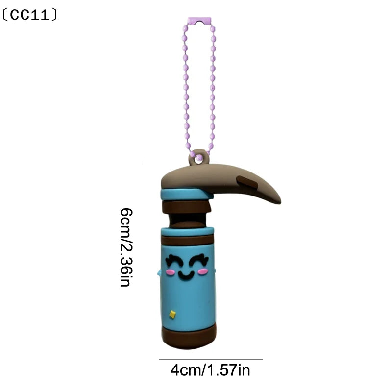 Ampoule Bottle Opener Keychain Rubber Breaker Cutter Aid Medication Qme