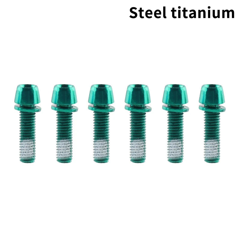 Mountain Bike Handle Screws M5x17mm Stem Bolts Road Bicycle Handlebar Qme A4