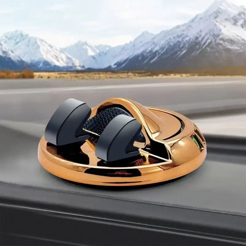2 in 1 Car Phone Holder with Temporary Parking Number Plate,360° Rotatable Cell Phone Stand,Anti-Slip Luminous Car Phone Mount Qme