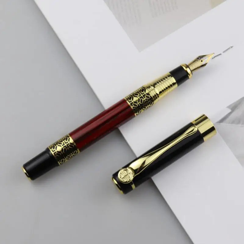 Smooth Writing Grain Fountain Pen Classic Texture Office School Qme A1
