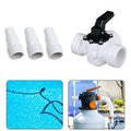 Three Way Valve Pool Swimming Pool Pump Connection Hose Fitting 4715 For Zodiac For 32mm And 38mm Hoses Connection Adapter Qme Default Title
