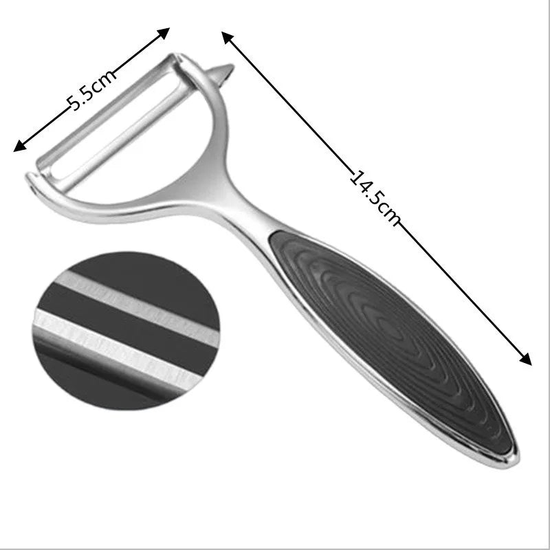 Multifunctional Stainless Steel Vegetable Peeler Potato Fruit Peeler Carrot Grater Kitchen Cooking Accessories Cuisine Pelador Qme