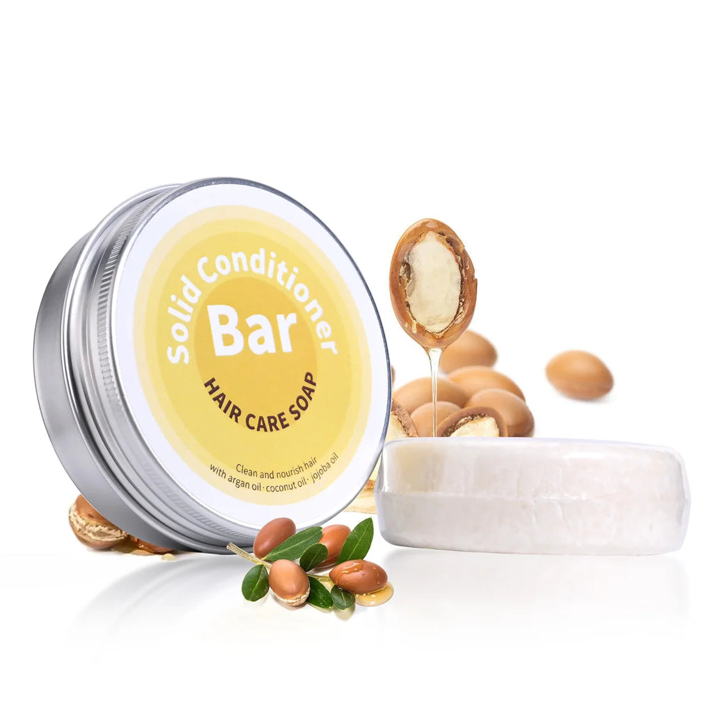 Plant Essential Oil Hair Conditioner Soap Rich Argan Coconut Jojoba Qme