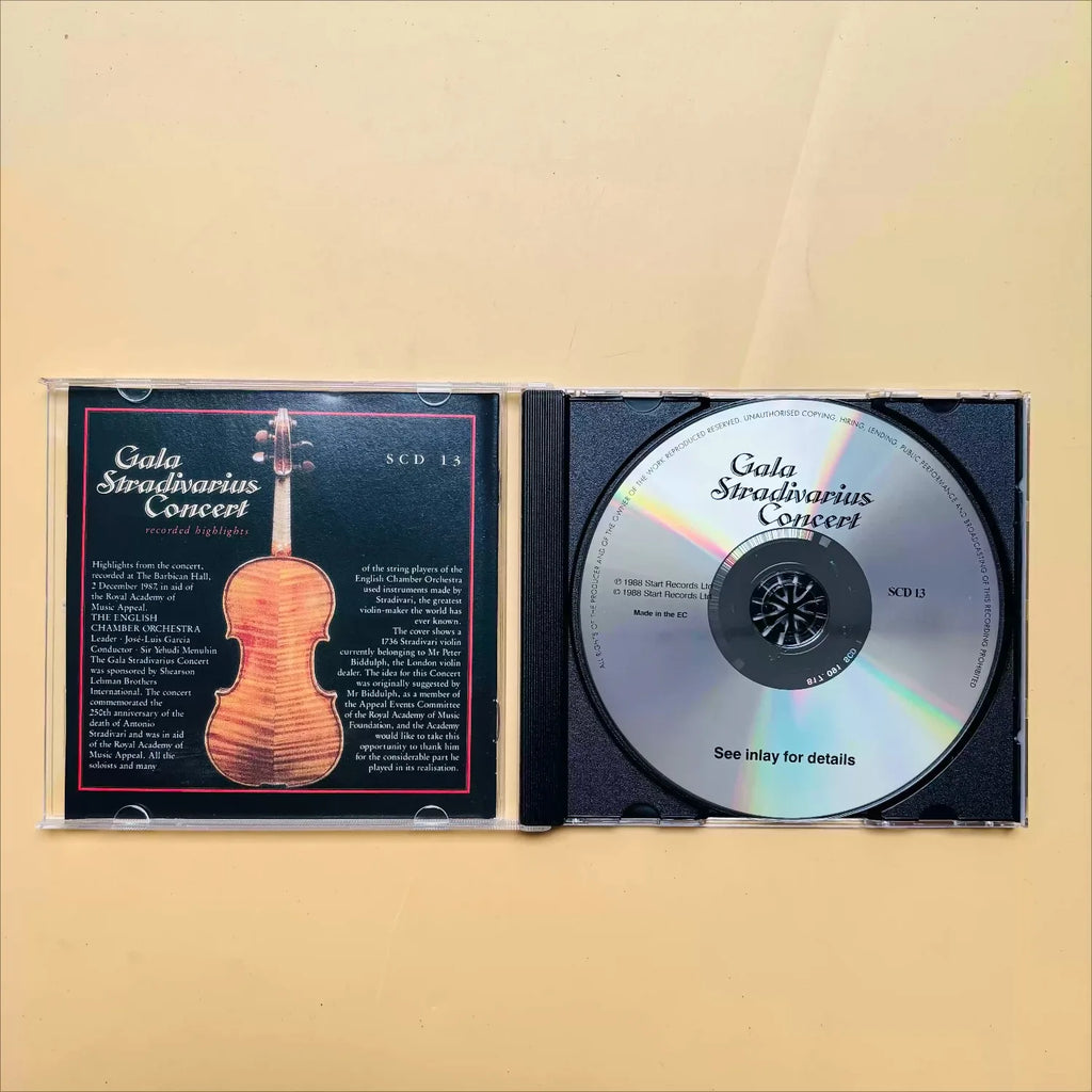 Classical Baroque Violin Concerto Music Audio Disc, Vivaldi Four Seasons & Haydn Schubert Orchestral Works HiFi Disc Qme