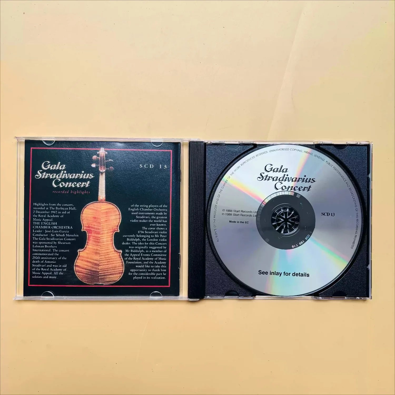 Classical Baroque Violin Concerto Music Audio Disc, Vivaldi Four Seasons & Haydn Schubert Orchestral Works HiFi Disc Qme
