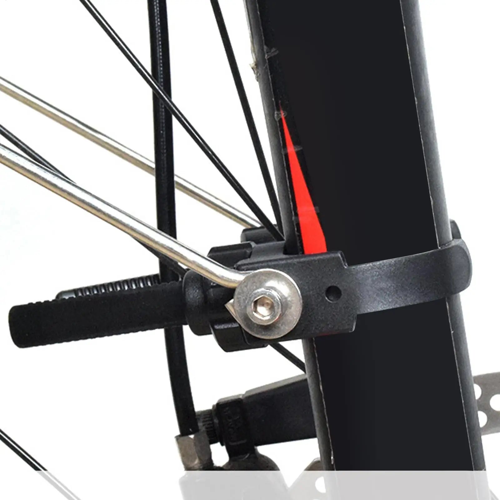 Bike Fork Clamp Fork Mounting Bracket Adapter Front Rear Rack Adjustable Ring Modification Accessories 2x Installation Cycling Qme