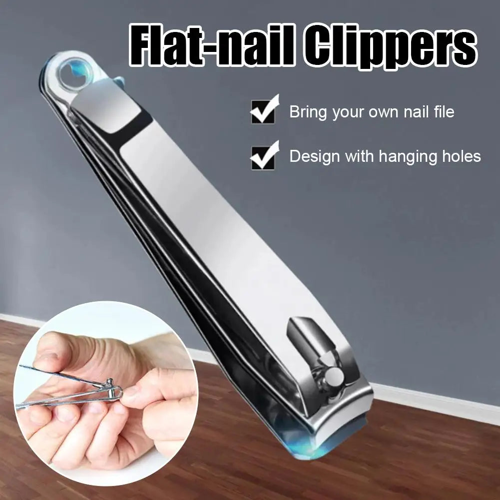 Premium Stainless Steel Nail Clipper Ultra Sharp Sturdy Fingernail Qme