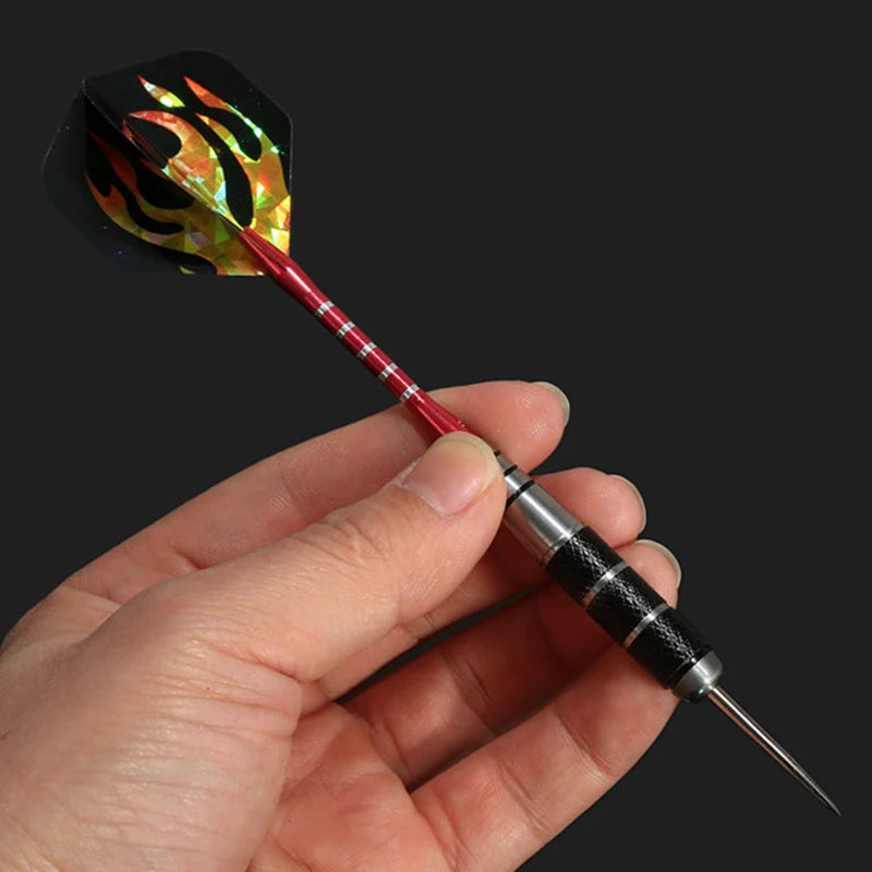3 Pieces In A Pack 22g Anti-fall Needles Full Metal Darts Set Safety Video Game Darts Indoor Soft Darts Steel Shaft Darts Qme