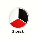 3 Colors Black White Red Face Body Paint Palette Oil Cream Makeup Qme 1pc