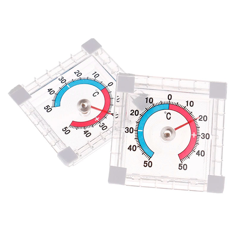 -50°C~50°C Temperature Window Indoor Outdoor Garden Home Graduated Disc Measurement Multimeter. Qme