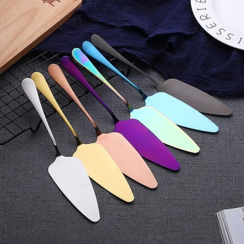 Kitchen Tools Stainless Steel Cake Shovel Knife Pie Pizza Cheese Qme