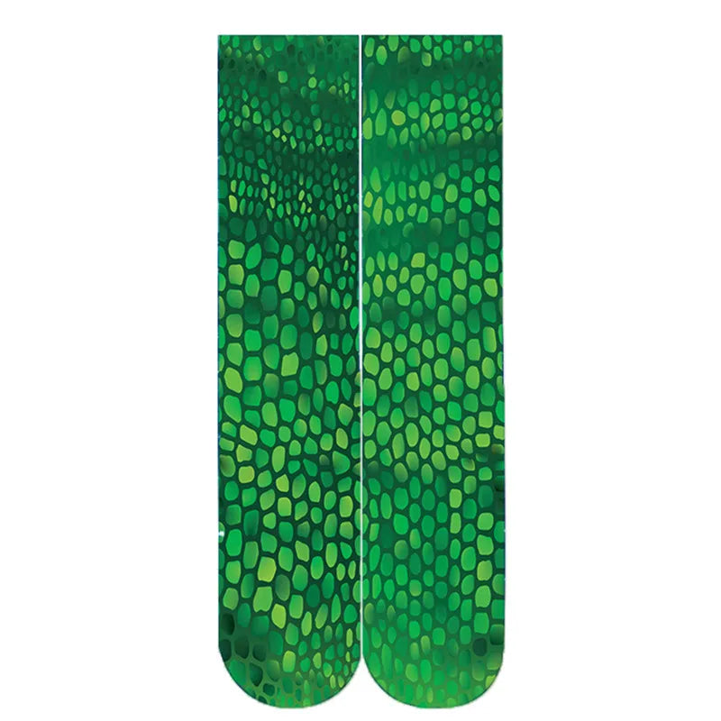 Sexy Leopard Pattern Novelty Socks Men's Fashion Home Women Harajuku Qme type3 One Size