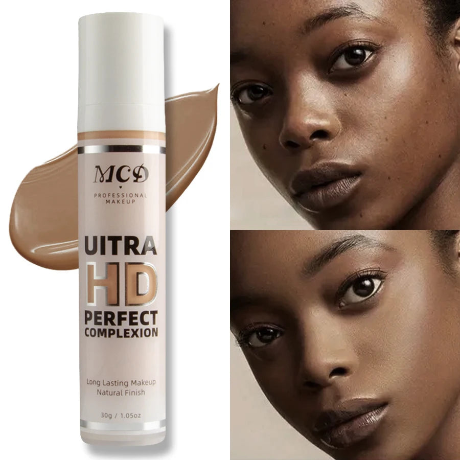 9 Shade Full Coverage Concealer Liquid Foundation Makeup Base Cushion Qme 08