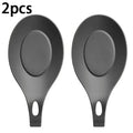Spoon Rest Large Ceramic Holder Heat-resistant Cooking Coffee Qme B1 one size