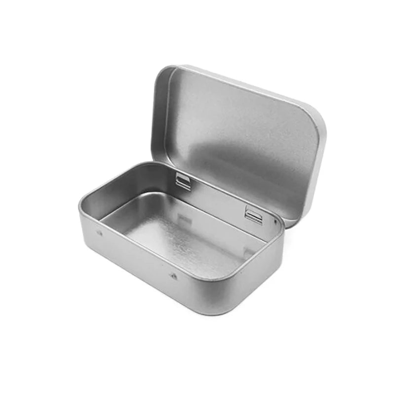 Frosted Household Storage Box Organizer Metal Boxes Tin Plated Qme