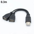 USB Dual Output Data Cable 1 2 Fast Charge Splitter Portable Offline Qme one size A2
