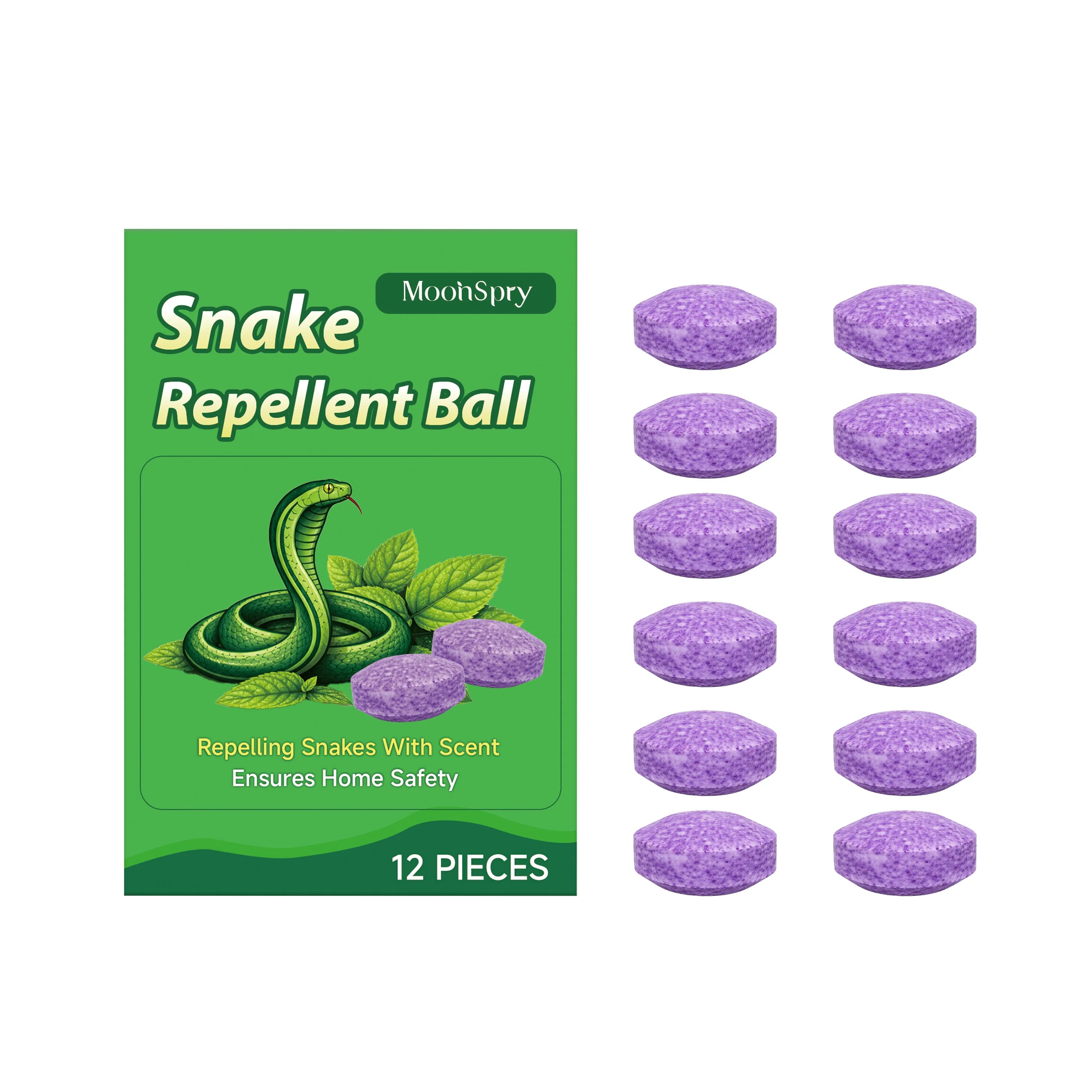 Outdoor Snake Repellent Snake Deterrent Set Repelling Snakes Long-Lasting Protection Natural Smell Pet & Kid Safe Pest Deterrent Qme 12pcs Boxed