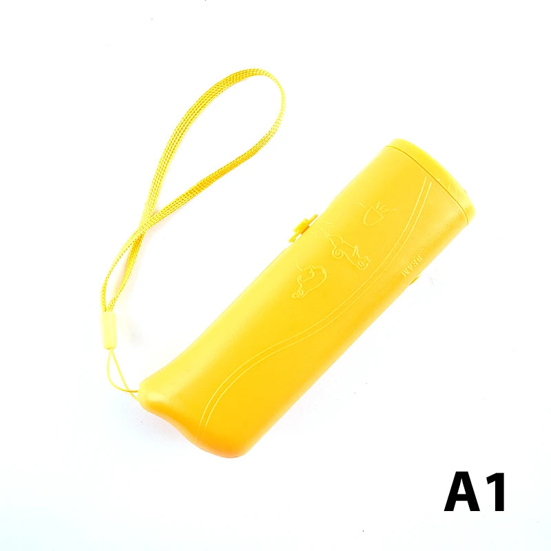 1PC Pet Dog Repeller Anti Barking Stop Bark Training Device Trainer LED Ultrasonic Anti Barking Ultrasonic Without Battery. Qme A1