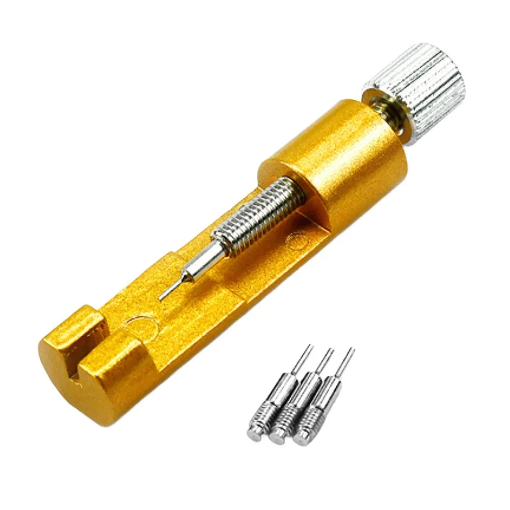 Adjustable Metal Watch Strap Tool Watch Repair Tool With Watch Pin Band Link Pin Tools Remover Watch Accessories Qme Yellow