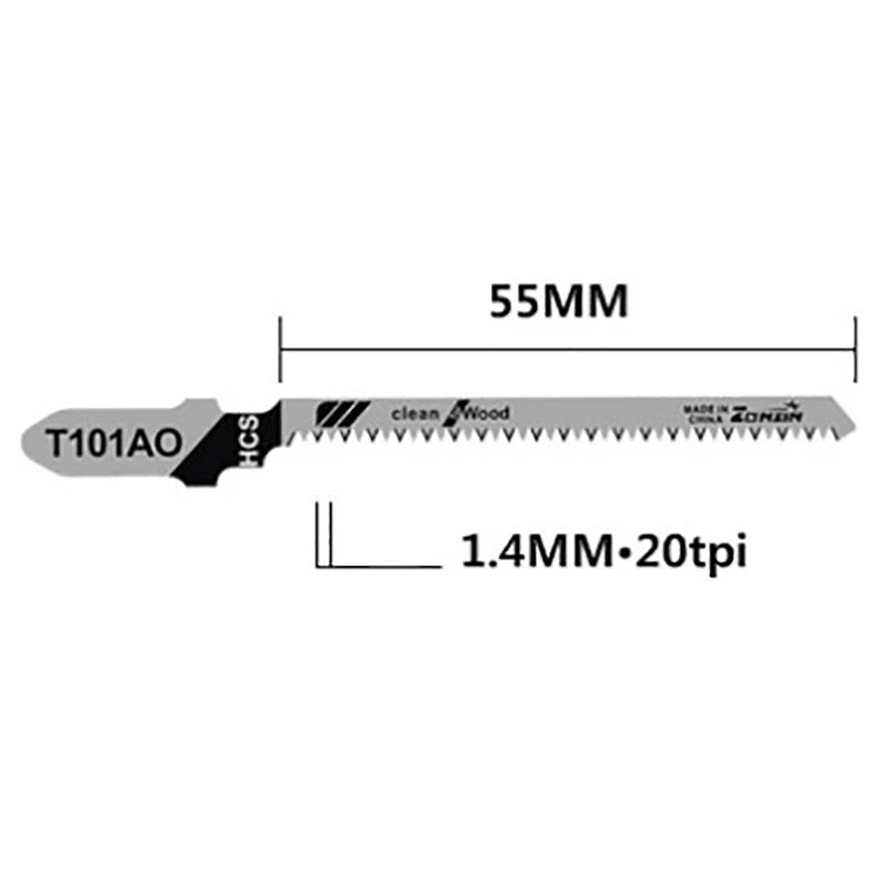 5PCS T101AO T-Shank HCS Jigsaw Blades Curve Cutting Saw Blades For Wood Plastic. Qme 1pc