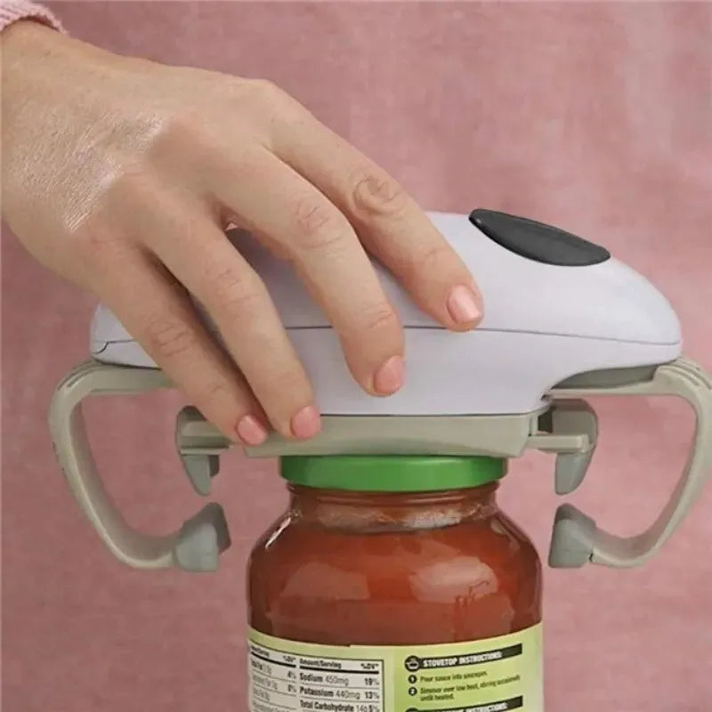 Electric Can Opener Smooth Edge Practical Automatic Jar Bottle Qme