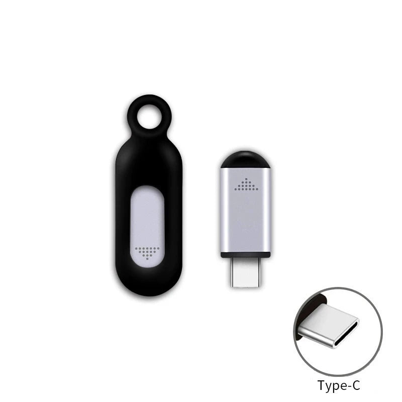 Smart Phone Infrared Transmitter Universal Mini Remote Controller Qme Silver No plug