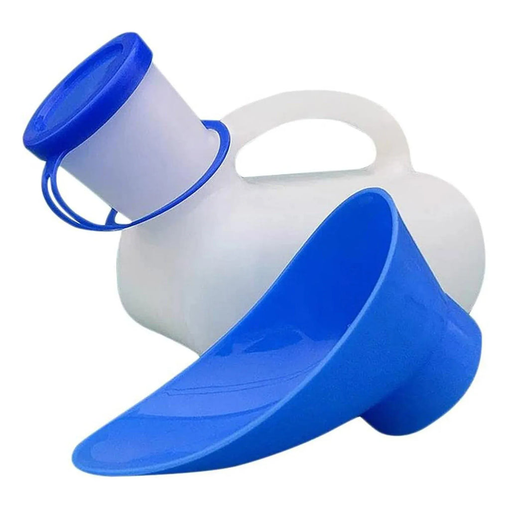 Thick and Portable Men's Emergency Urinal Elderly Patient Large Capacity with Lid Night Pot Urinal Pratical Aid Plastic Bottle Qme