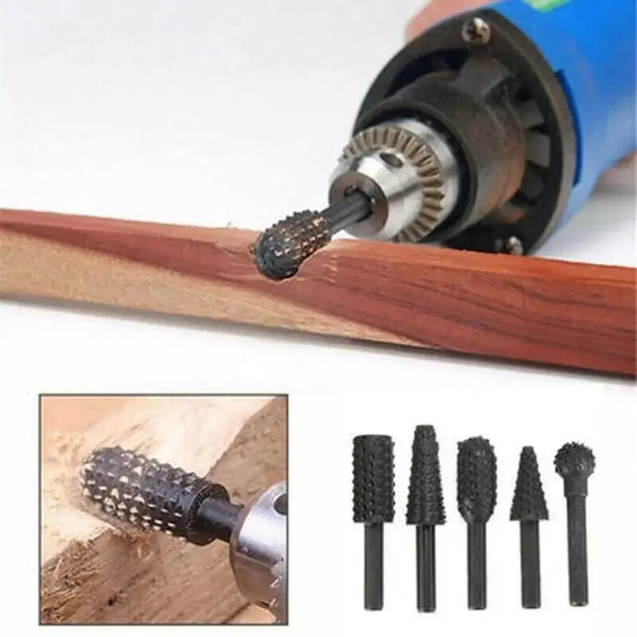 Woodworking Tools Electric Rotary Files Wooden Carving Knives Tea Qme