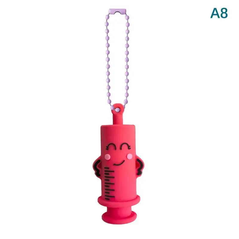 1Pc Ampoule Bottle Opener Keychain Syringe-Shaped Cutter Nurse Doctor Ampoule Bottle Opener Aid Medication Vial Breaker Tool. Qme A8