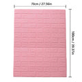 Peel Stick Wall Stickers Stereo Waterproof Wallpaper Roll Removable Qme 2 70cmx10m