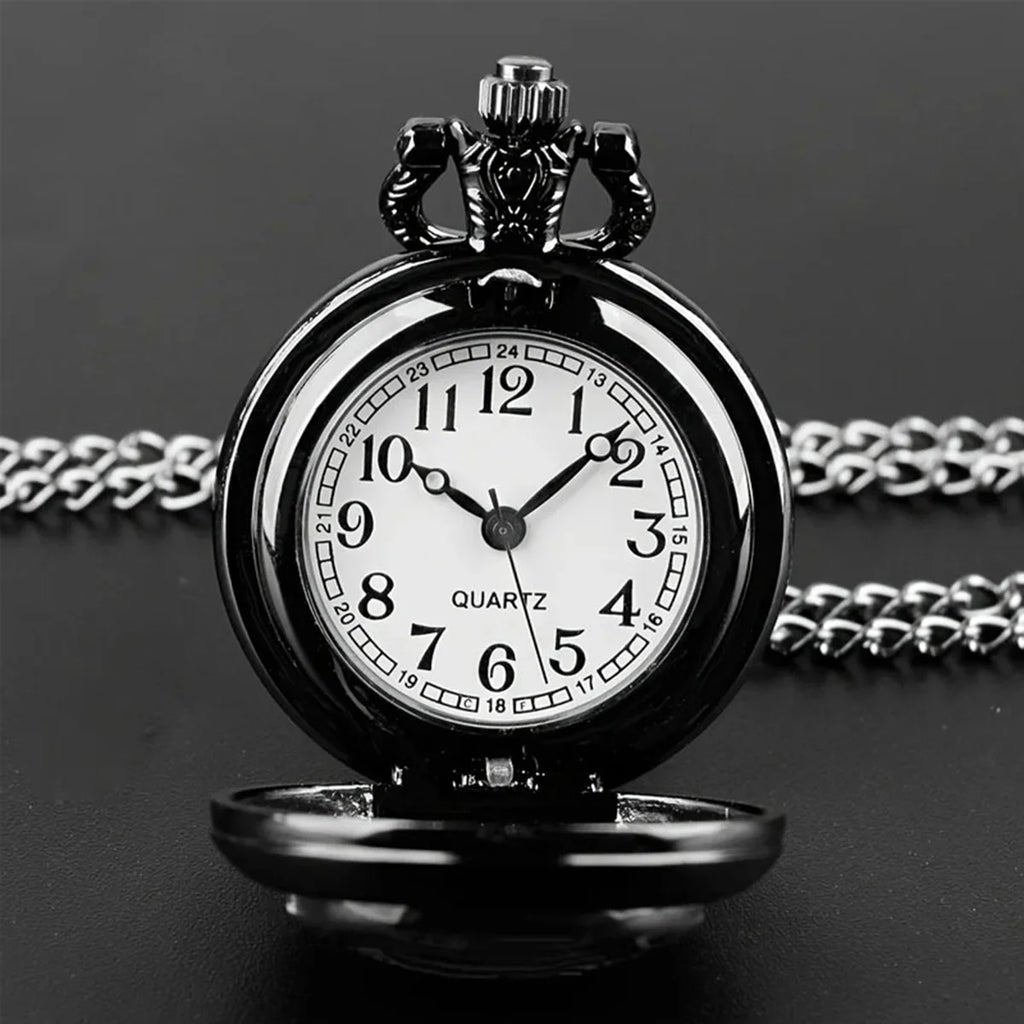 5pcs flip decoration necklace watch combination - fashionable neutral quartz watch with colorful animal pattern design Qme