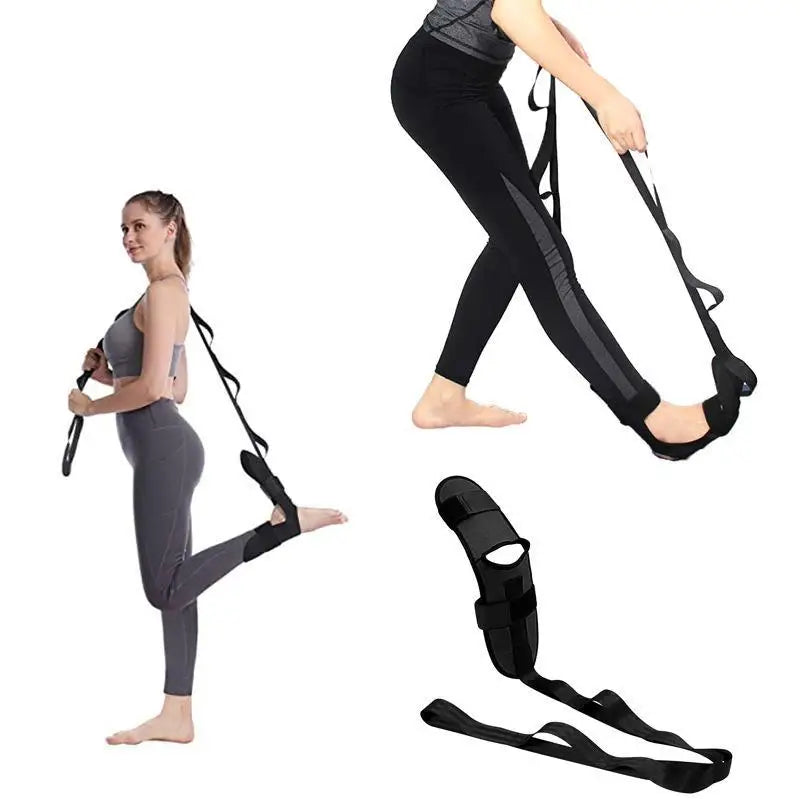 Yoga Leg Foot Stretching Band Durable Oxford Fabric Ideal Pilates Qme