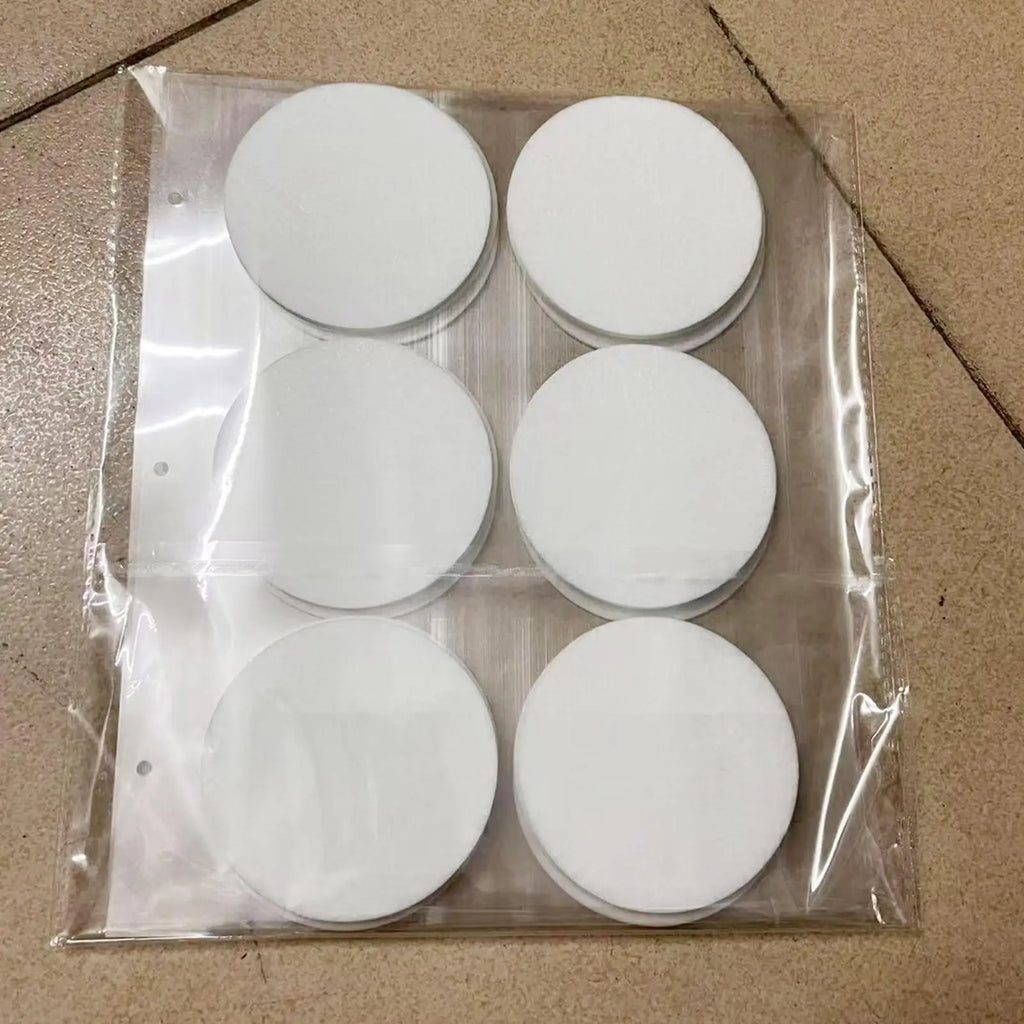 Mushroom Filter Discs 24X Mushroom Adhesive Filter Discs Cotton Pad Screen for Humidity Retention Moisture Preservation Indoor Qme
