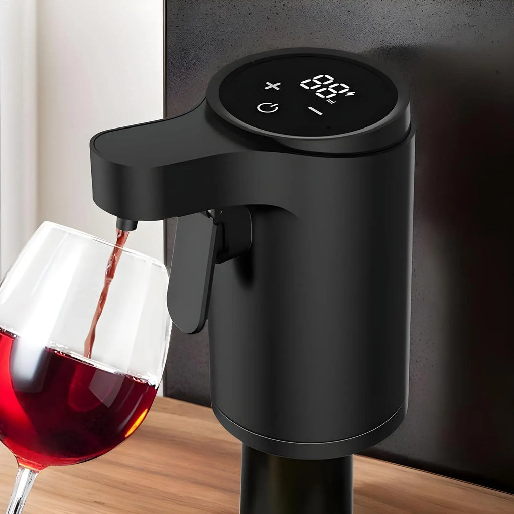 hot Automatic Wine Dispenser Smart Sensor Wine Pump 4 Modes Touch Screen Digital For Red Wine Whiskey Liquor Electric Decanter Qme