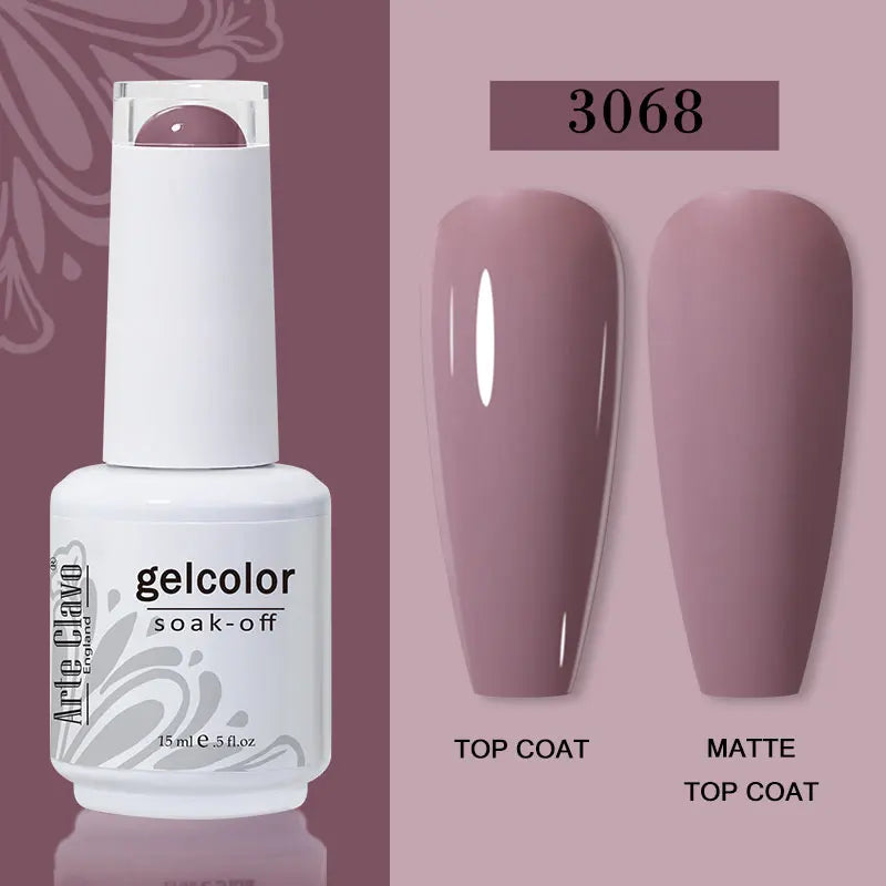 Arte Clavo Transparent Nude Pink Jelly Gel Nail Polish Semi Permanent