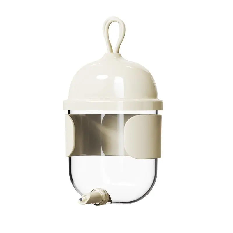 Tiger Skin Parrot Myna Water Feeder Birdcage Hanging Supplies Bird Qme A4