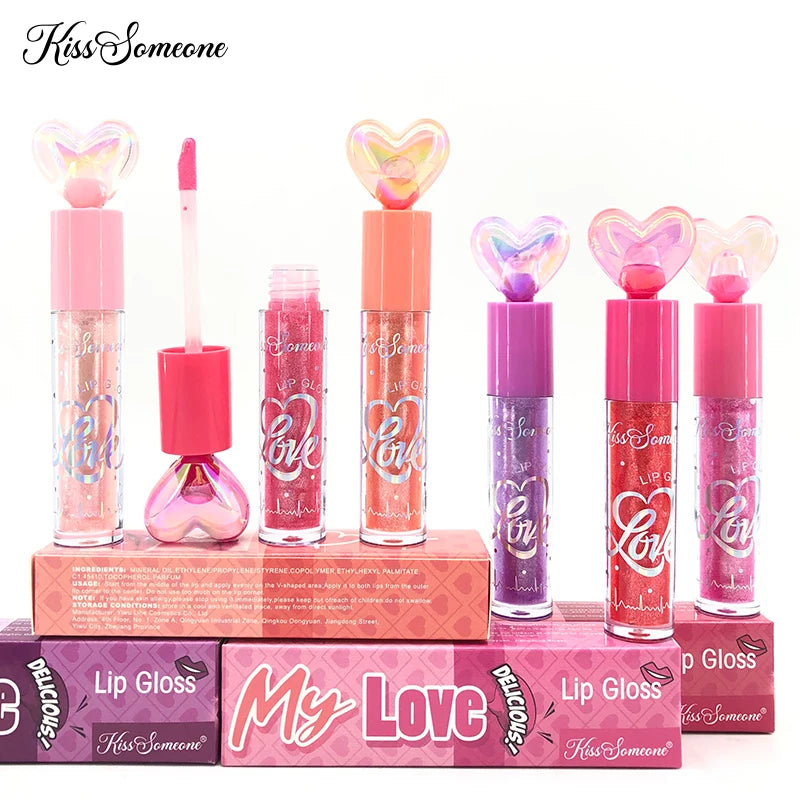 6sets Color Change Lip Glaze - Glossy Finish, Sparkle Shine, Long-Lasting, Non-Sticky Paste for All Skin Types, Easy Application Qme 21ml