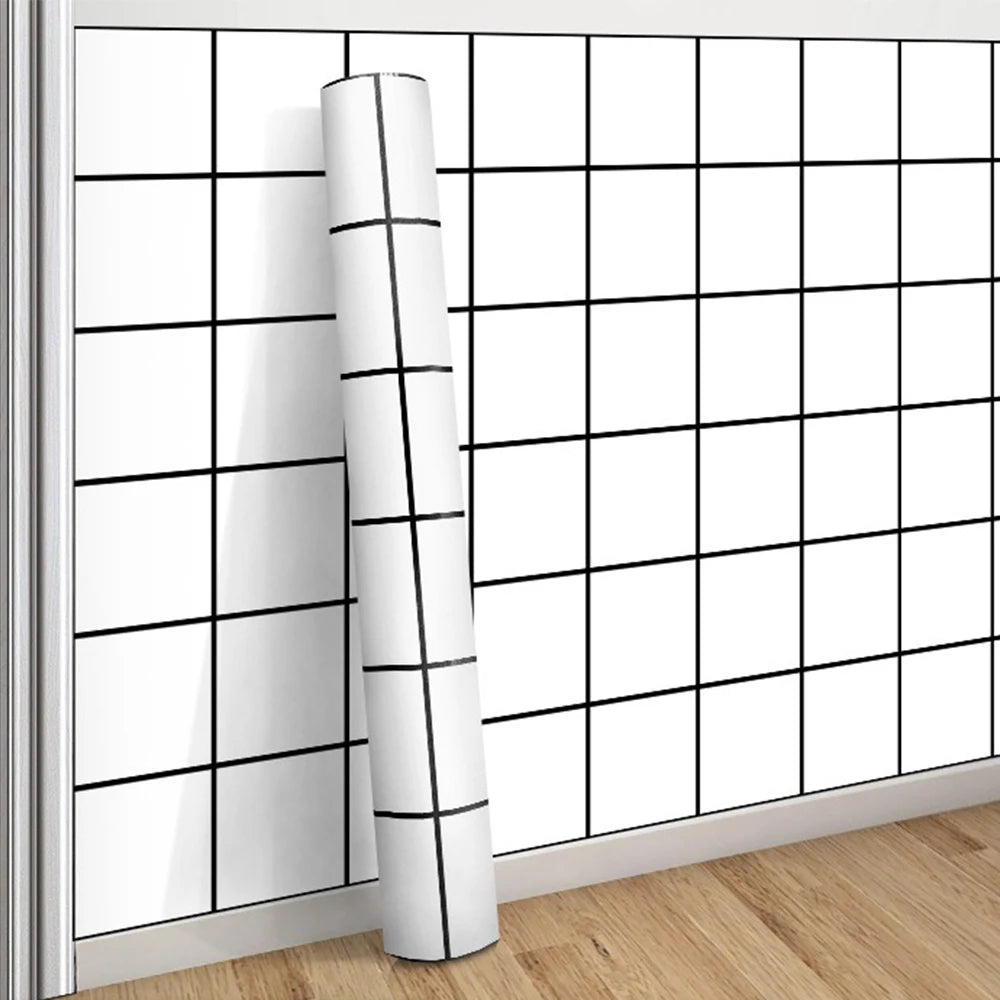 40cm Classic Decorative Wall Stickers Moisture Proof Mildew Proof Self Adhesive Wallpaper for Kitchen Cabinet Home Decoration Qme B 40cmX10m