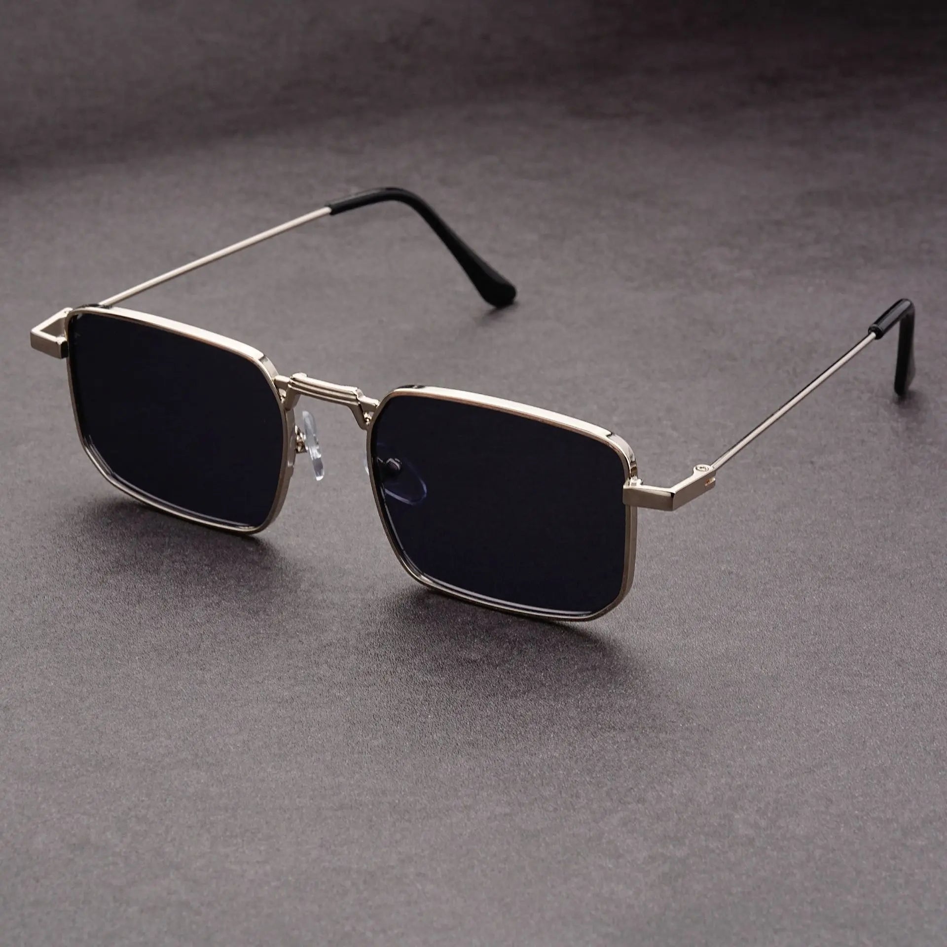 Fashion Rectangle Sunglasses Men Women Vintage Square Driving Sun Glasses Brand Square Sun Glasses for Men Shades Female Eyewear Qme YGY