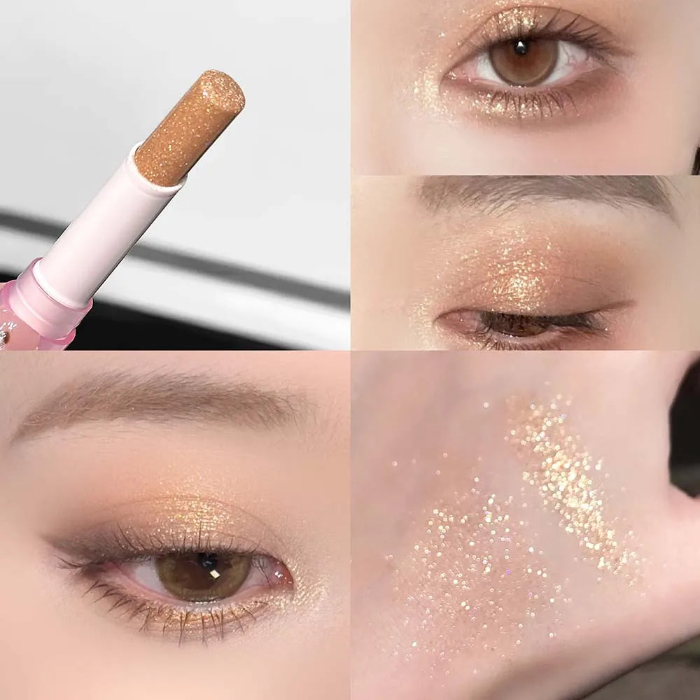 LUCKGO Jelly Eyeshadow Stick Eye Shadow Pen Waterproof Sweatproof Not Qme NO.LG15-04