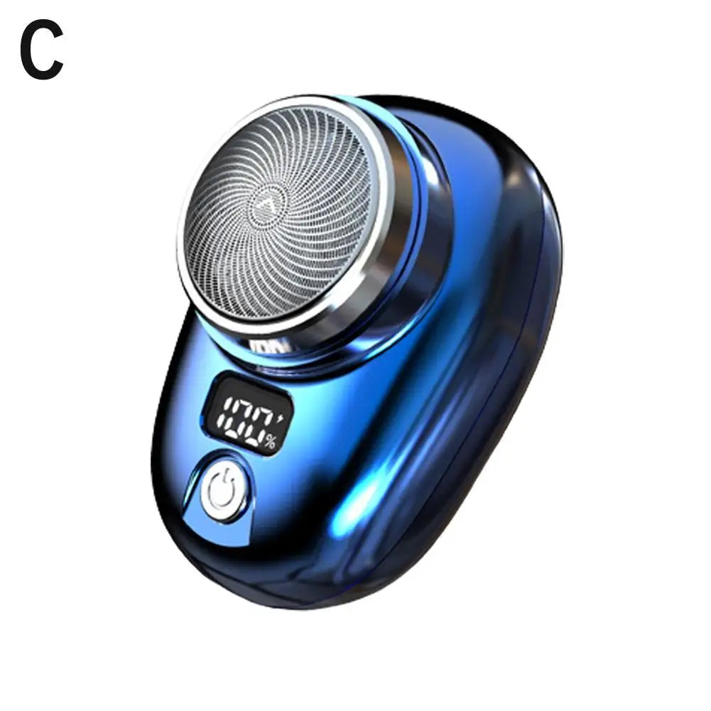 Mini Electric Razor Shaver for Men Vehicle Mounted Shave with Digital Display Cordless Travel Pocket Shaver Face Beard Trimmer Qme C China