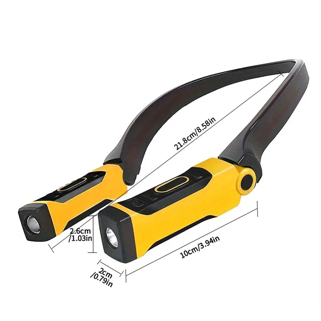 Outdoor Neck Light USB Charging High Brightness Camping Light Rechargeable LED Neck Reading Light Qme