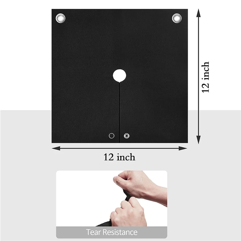 A02F-2X Welding Blanket Fireproof, Opening Shape Welding Mat,Heatresistant Solder Blanket Up To 1800°F,Flame Retardant Carbon Qme